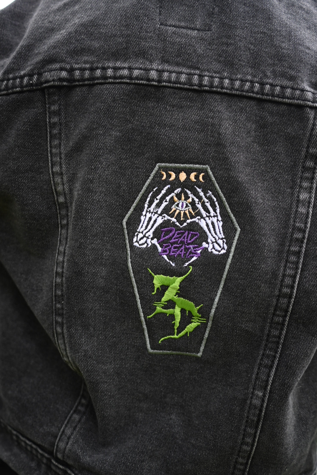 Upthrifted Black Jean Jacket