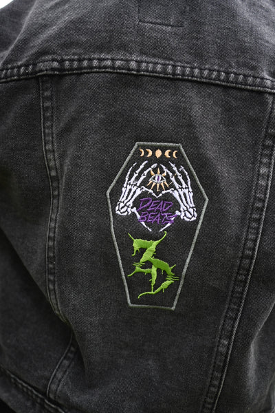 Upthrifted Black Jean Jacket