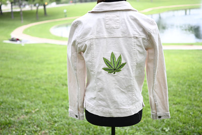 Upthrifted White Jean Jacket