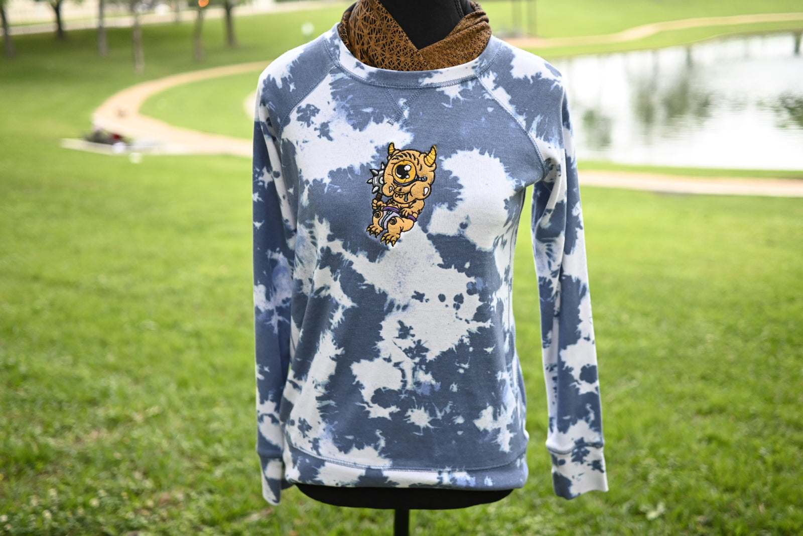 Upthrifted Long sleeve tie die Shirt