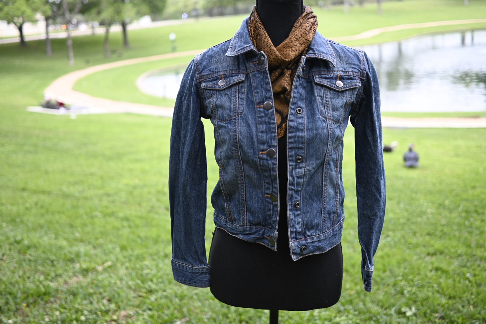 Upthrifted Blue Jean Jacket